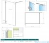 Radaway Euphoria Walk-in V kabina 90cm szkło przejrzyste 383111-01-01